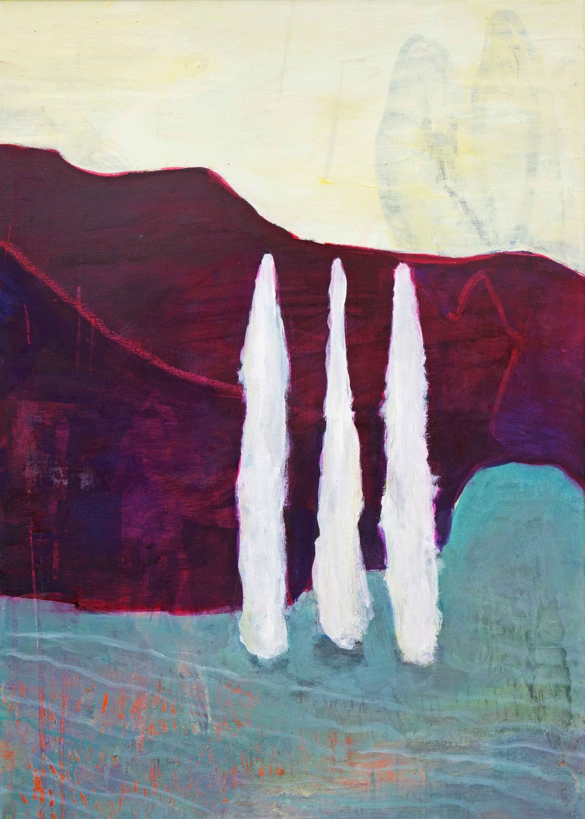 die drei Gleichen im Morgengrauen