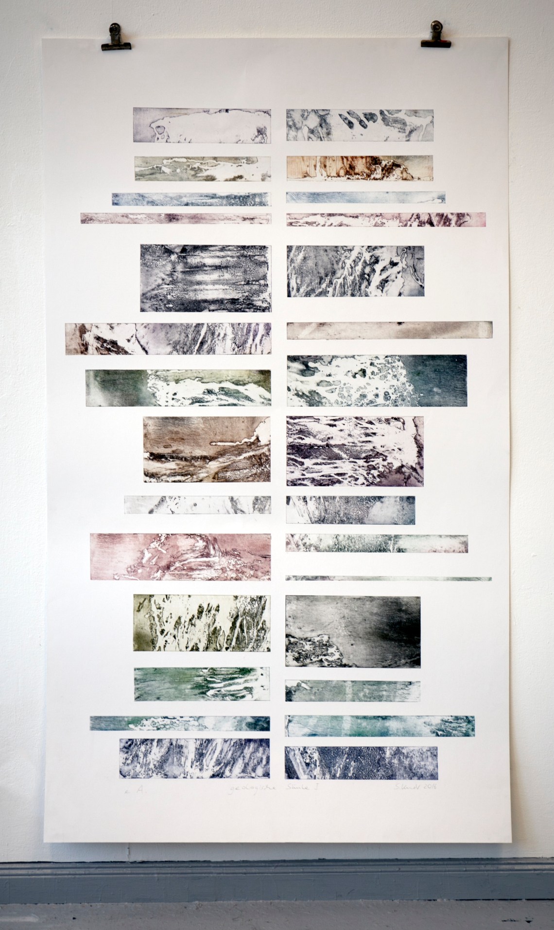 geologische säule 1,2